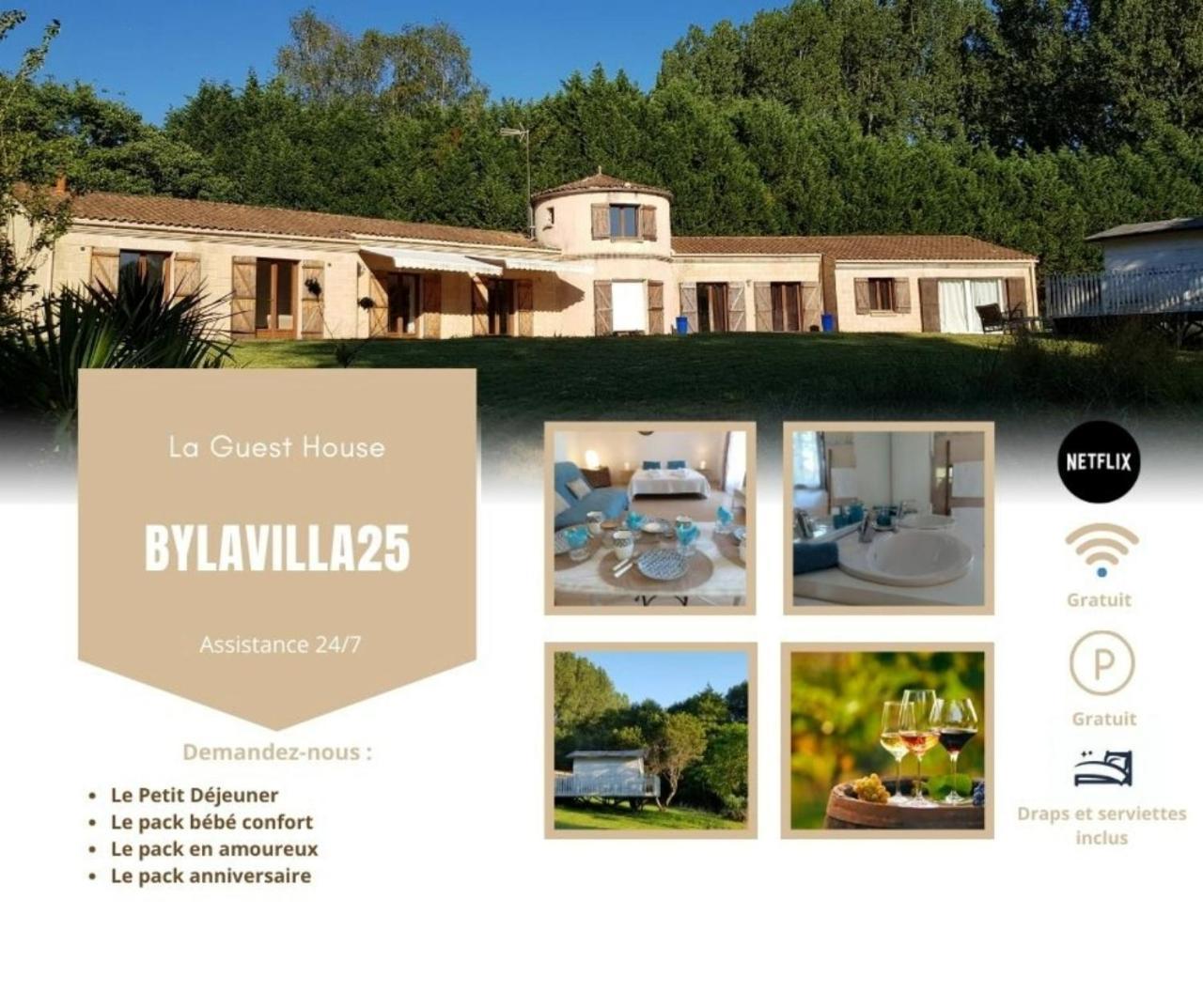 La Guest House Bylavilla25 Calme Et Detente Noaillan Ngoại thất bức ảnh